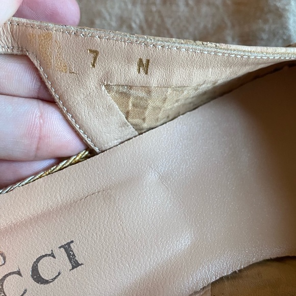 woven leather and cork sling back mules - Picture 7 of 8